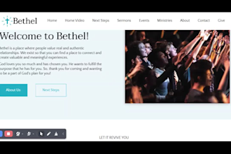 build christian website, christian blog, church website, faith coaching website