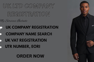 register your UK ltd company with companies house professionally