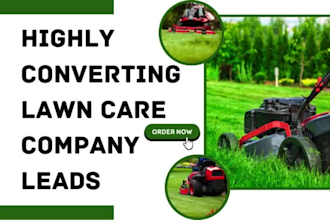generate lawn care landscaping lawn mowing yard maintenance pest control leads