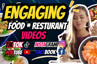 edit your food recipes and restaurant videos