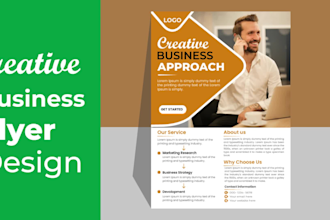 do design business flyer or brochure for your company