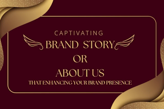 write a powerful about us page or brand story that builds trust for you