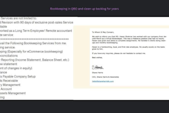 do xero, quickbooks bookkeeping and clean up backlog for years