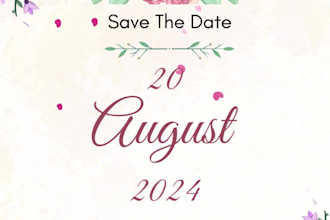 make a digital invitation card and greeting card