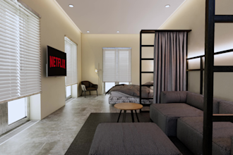 create realistic interior 3d visualization in 3ds max
