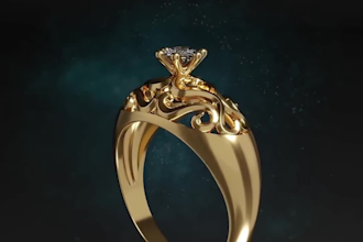 do 3d jewelry animation video,3d jewelry design and rendering