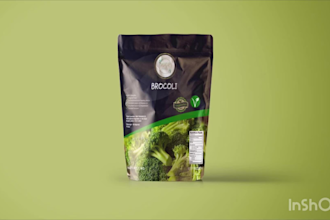 design fruit or vegetables packaging labels or box