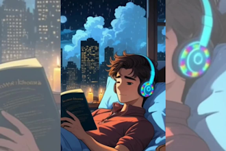 animate any image, lofi loop, twitch streamer video, anime picture, stream cover