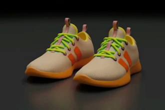 do 3d shoe animated, commercial product animated, footwear 3d product animation