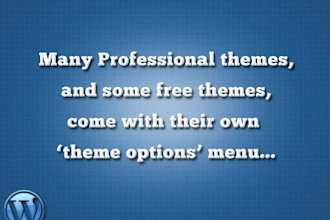 install one wordpress theme onto your wordpress blog