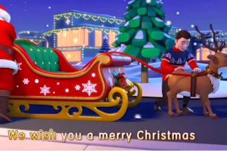 do 3d christmas animation, kids animation, new year video animation