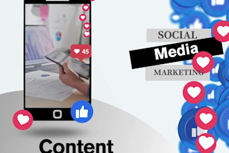 create branded social media content and manage your account