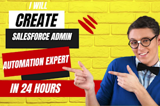 be your salesforce developer, salesforce admin, salesforce automation, CRM