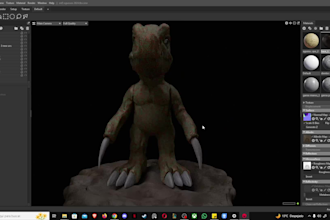 create a  digimon 3d for printing,print ,3dprint