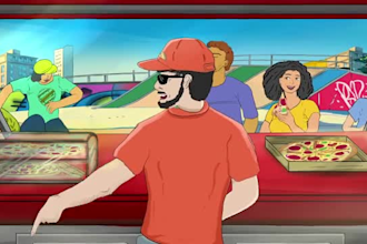 2d music video animation lyric animated music video cartoon character