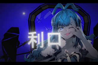 create anime style music video for vtuber utaite youtaite