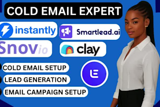 instantly ai smartlead ai snov io lemlist clay com for cold email outreach