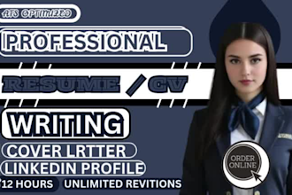 provide ats resume and cover letter writing, linkedin profile optimization