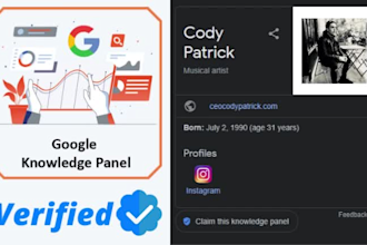 make google knowledge panel for you