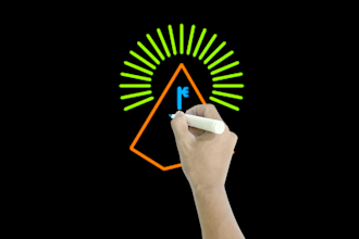 make speed draw video of your logo or picture
