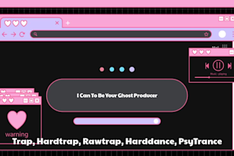 make your trap, hybridtrap and hardtrap music with low prize