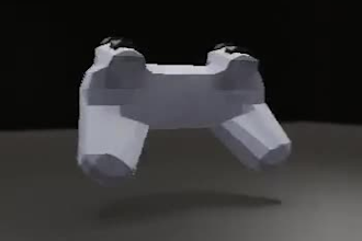 create ps1 style low poly 3d game props