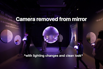 remove any patches and retouch or clean up for your videos