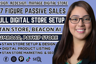 set up 7 figure stan store stan store marketing sales funnel for passive income