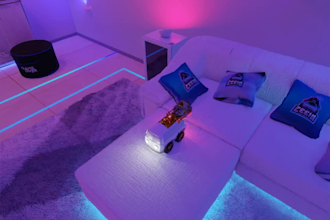 design a best gaming room professional 3d setup and floor plan