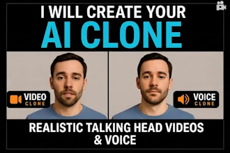 create your ai clone for realistic talking head videos