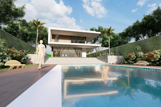 present a highly realistic 3d rendering, developed with meticulous attention