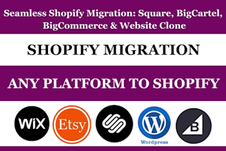 do shopify migration bigcartel bigcommerce migrate to shopify clone website