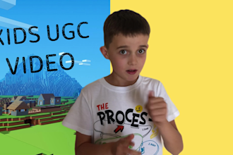 create a kids ugc video for your brand