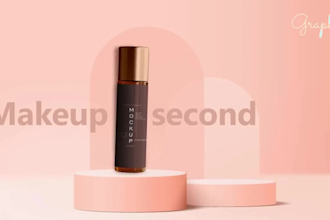 create professional skin care promo video, product, cosmetics promo video ads