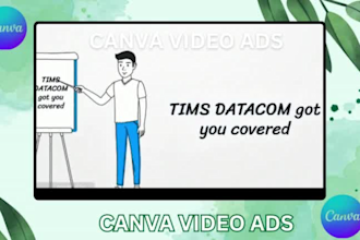create captivating canva video ads, flyers, social media using canva pro