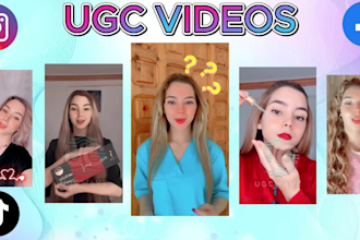 create arabic ugc ads videos for your product on tiktok, instagram, facebook