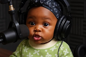 create ai talking baby video ai reels baby tiktok podcast ai news baby