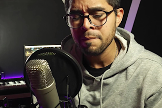be a male singer for your musical project