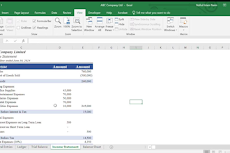 automate your financial statement with microsoft excel