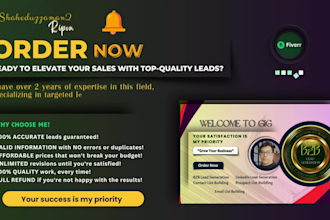 do targeted leads, contact list, email list, and prospect list building