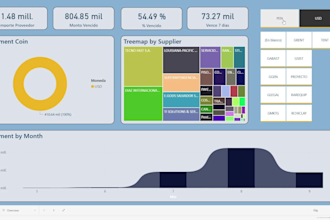 create professional power bi dashboards for treasury and financial analysis