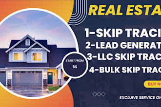 provide skip tracing service for real estate business