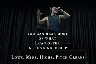 be your deathcore or metalcore vocalist for your music