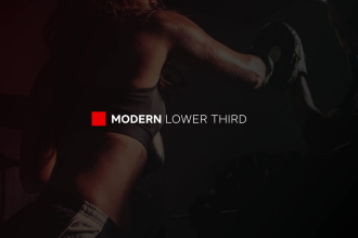 do text, title animation and  transparent lower thirds