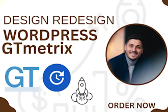 speed up wordpress website with gtmetrix, pagespeed, core web vitals fix