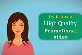 create high quality promotional video professionally