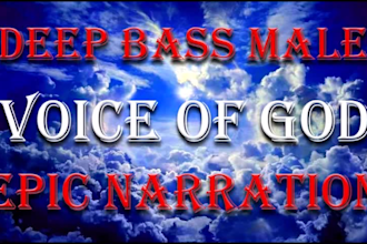 record a deep resonant voice of god