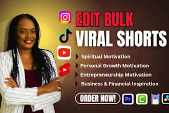 edit bulk viral shorts, motivational video, instagram reels, youtube shorts