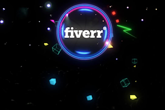 put your logo intro in live music concert