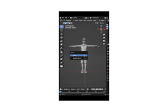 model, rig and animate for you on blender 3d